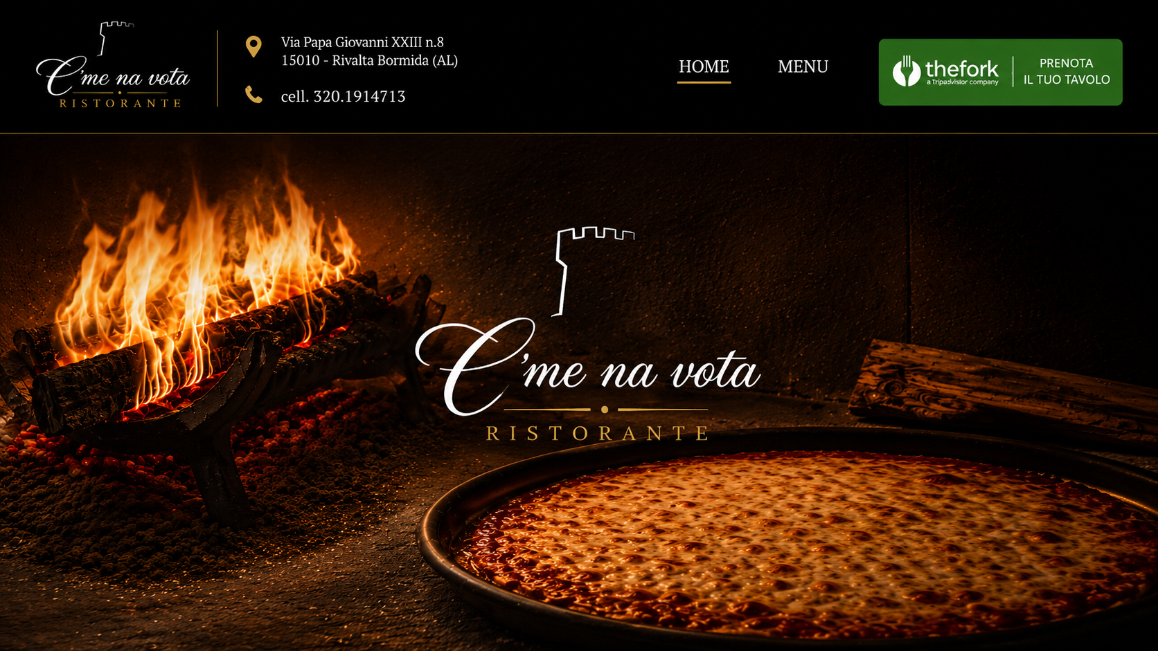 C'me na vota Ristorante, specialita alla brace e pizza al tegamino